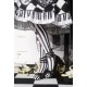 Red Maria Anne In Black And White Tights